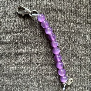Labor and Delivery Dilation Beads Clip On Purple Teaching Aid Badge Reel Tool